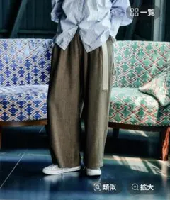 ⭐︎ニコアンド［MODE NORM COREヘリンボーン2タックペインターパンツ⭐︎