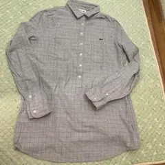 LACOSTE チェック柄 長袖シャツ 40チュニック