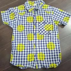 【JUNK STORE】チェック柄 半袖シャツ 140サイズ