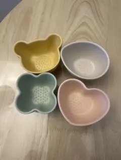 ベビー用カラフル食器セット 4個