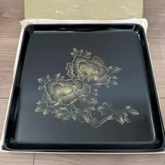 輪島塗 御盆 金蒔絵 茶系 稲忠 - メルカリ