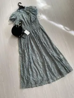 ❨新品❩ SCOT CLUB resil ボリュームスリーブ レースワンピース fns-xi030_1.jpg