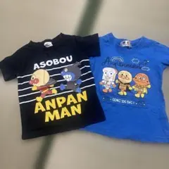 ま*ん様 アンパンマン Tシャツ 2枚セット 90cm 95cm