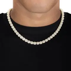 Glitter Clustered Tennis Chain 【7mm】