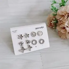 SHOO・LA・RUE 5種類 ピアス チタンポストピアス シルバー