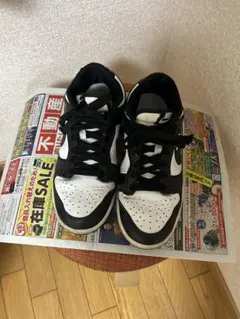 NIKE DUNK LOW 블랙 화이트 24cm