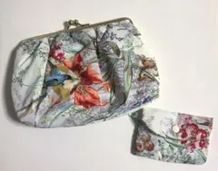 ポール&ジョー がま口ポーチ 2点セット ハミングバード 鳥