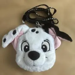 ディズニー　101匹わんちゃん　フェイスポシェット パスケース