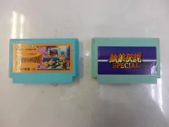 ファミコンソフト / アイギーナの予言 ＆ 餓狼伝説 SPECIAL 端子清掃済