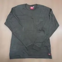 Dickies 長袖カットソー Lサイズ カーキ