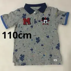 110cm 男の子 半袖ポロシャツ gap ディズニー ミッキーマウス グレー