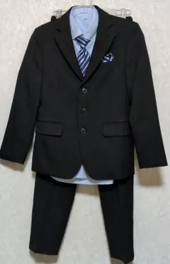 オリバーハウス フォーマルスーツ 男の子 黒 150cm 5点セット+おまけ