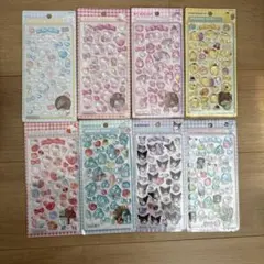 サンリオ　ボンボンドロップシール　8枚　はぴだんぶい　クロミ　BONBON