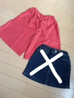 女の子　ブリーズ　フレアパンツ　キュロット95