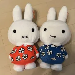 1997年製 ミッフィー セキグチ ぬいぐるみ miffy 花柄 - メルカリ