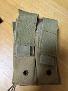 SWAT ダブルマガジンポーチ カーキ サバゲー装備のサムネイル