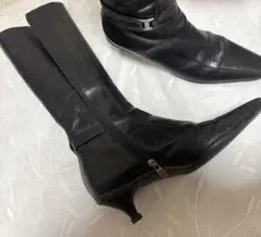 【新品未使用】PRADA プラダ ロング ブーツ ダークブラウン　36 PRADA - プラダ／PRADA ロングブーツ シューズ 靴 レディース 女性