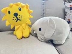 Bruna Animalライオンと象のぬいぐるみセット