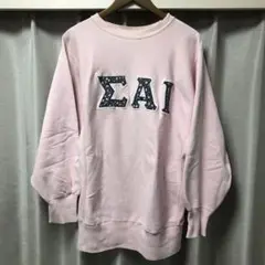 激レア 90年代 刺繍タグ Champion Reverse Weave ピンク