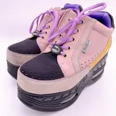 【希少】YOSUKE 厚底スニーカー 23.0cm マルチカラー ピンク