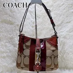 未使用級✨COACH ワンショルダー シグネチャー ジャッキー ホーボー