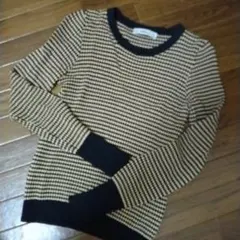 薄手ニット ベージュ