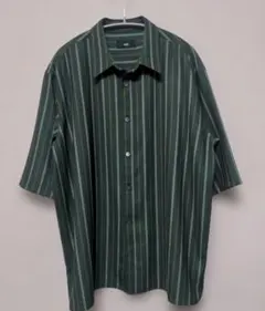 HARE　ストライプシャツ　グリーン系　ハレ