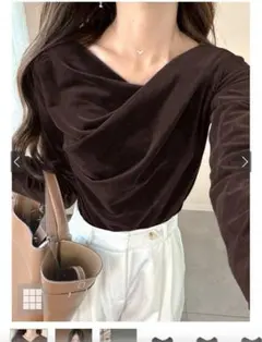 ベロアドレープトップスdk1551