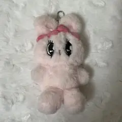 エスターバニー ぬいぐるみキーホルダー ピンク