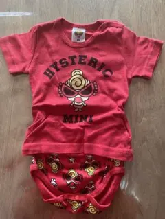 ヒスミニ　カバーオール　80 used 赤