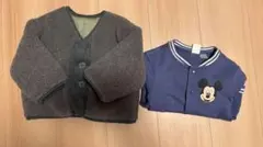 【美品】ディーフェセンスボアアウター　H&Mミッキー　ディズニー　80㎝　コート