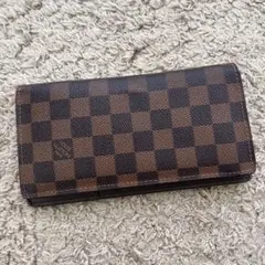 ルイヴィトン ダミエ・キャンバス 長財布 ブラウン/ブラック