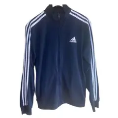 adidasトラックジャケットM ネイビー
