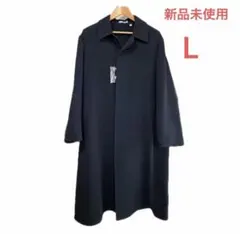 UNIQLO ダブルフェイスシングルコート L ネイビー