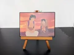 アラジン　ディズニー　ミニパネル　イーゼルスタンド　中古