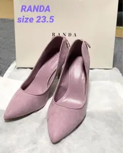 お値下げ中❣️RANDA ランダ　スウェード調　ハイヒール パンプス