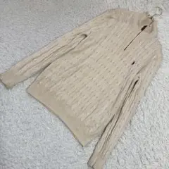 Polo by Ralph Lauren ハーフジップニット ベージュ S