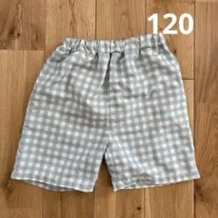 ペアマノン 120cm 水着　男の子　チェック柄
