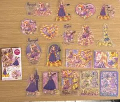 れ*ん様 即日発送♡ラプンツェル クリアステッカー 全18種フルコンプ18枚セッ