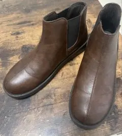 値下げ☆ Fiammifero ブーツ サイドゴア ダークブラウン 軽量