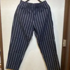 ストライプ柄 イージーパンツ メンズ