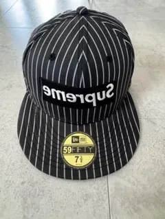 supremeシュプリーム ×ギャルソン×ニューエラキャップ