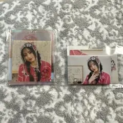 Lucky²佐藤妃希　ビックオーロラキーホルダー+フォトカード・スクエア缶バッジのサムネイル