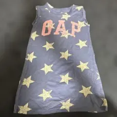 GAP ノースリーブワンピース 星柄 スパンコールロゴのサムネイル