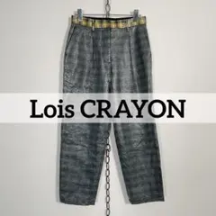 ★LoisCrayon 20aw PVC加工 テーラードパンツ タータンチェックのサムネイル
