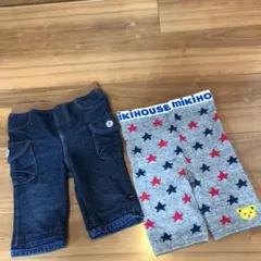 ☆ 値下げ　ミキハウス  パンツ　セット　ベアー　美品　70 90