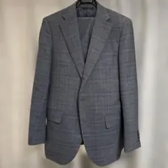 BEAMS ビジネススーツ 48 グレー系 チェック柄 - メルカリ