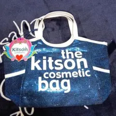 Kitson スパンコール ハンドバッグ ブルー