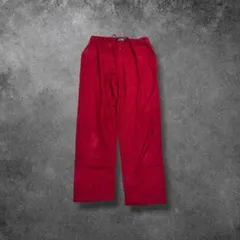 【ポロラルフローレン】POLO総柄ポニーイージージョガーパジャマパンツ赤レッドL