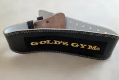 GOLD'S GYM トレーニングベルト レザー ブラック XSのサムネイル